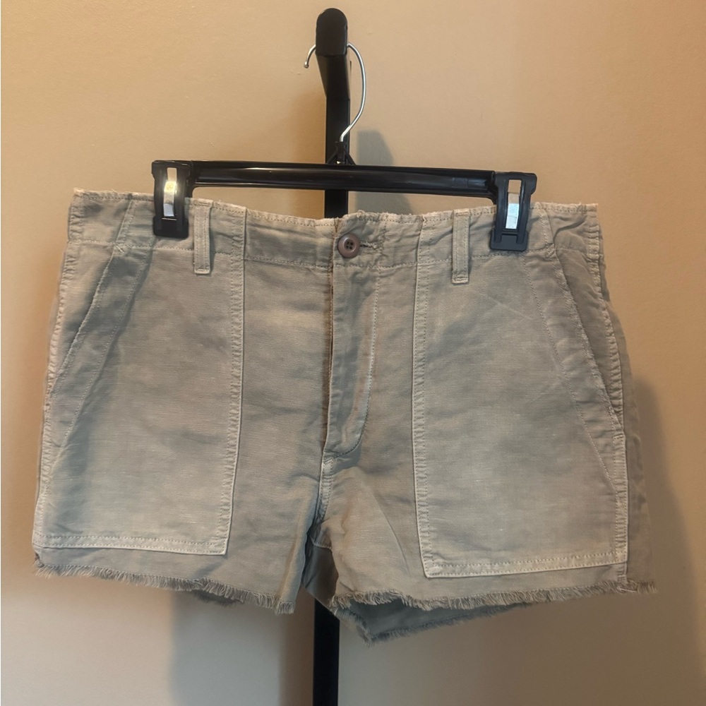 AMO Slate Gray Relaxed Shorts